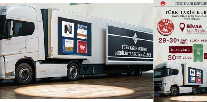 TTK Mobil Kitap Satış Mağazası Sivas’a Geliyor