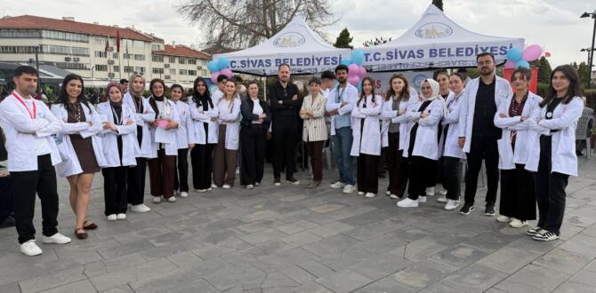 Sivas’ta Meme Kanseri ve Prostat Kanserine Yönelik Stant Açıldı
