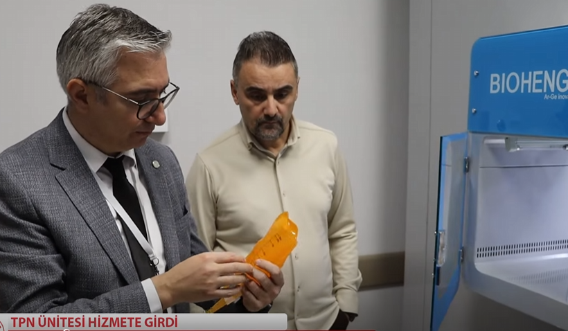 Sivas Numune Hastanesinde TPN Ünitesi Hizmetesi Başladı