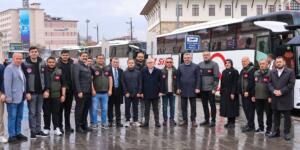Şehit Aileleri Moral ve Motivasyon Amaçlı Tatil İçin Sivas’tan Uğurlandı