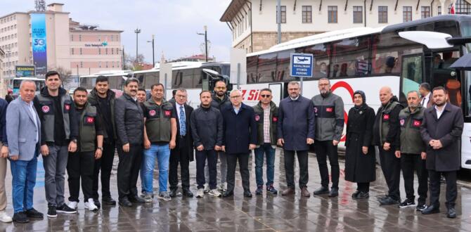 Şehit Aileleri Moral ve Motivasyon Amaçlı Tatil İçin Sivas’tan Uğurlandı
