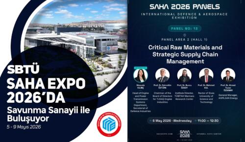 SBTÜ, SAHA EXPO 2026’DA SAVUNMA SANAYİİ İLE BULUŞUYOR