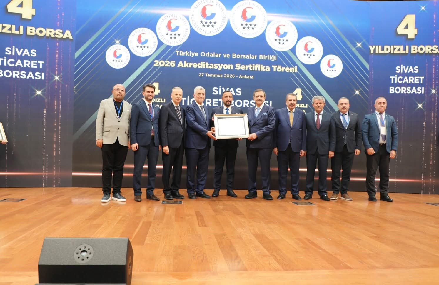 Sivas Ticaret Borsası’nın Hizmet Kalitesi TOBB Akreditasyonu ile Tescillendi
