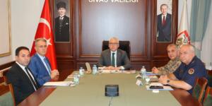 Sivas Valiliği Tarafında Güvenlik Toplantısı Yapıldı