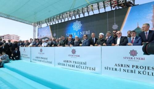 Siyer-i Nebi Külliyesi’nin temeli, dualar eşliğinde atıldı