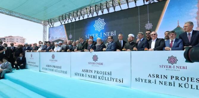 Siyer-i Nebi Külliyesi’nin temeli, dualar eşliğinde atıldı