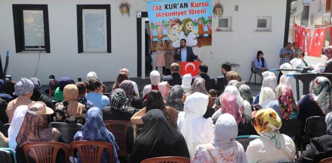 Sivas’ta Yaz Kur’an Kurslarında Kapanış Heyecanı