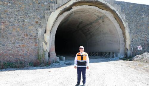 Vali Şimşek, Geminbeli Tünelini İnceledi