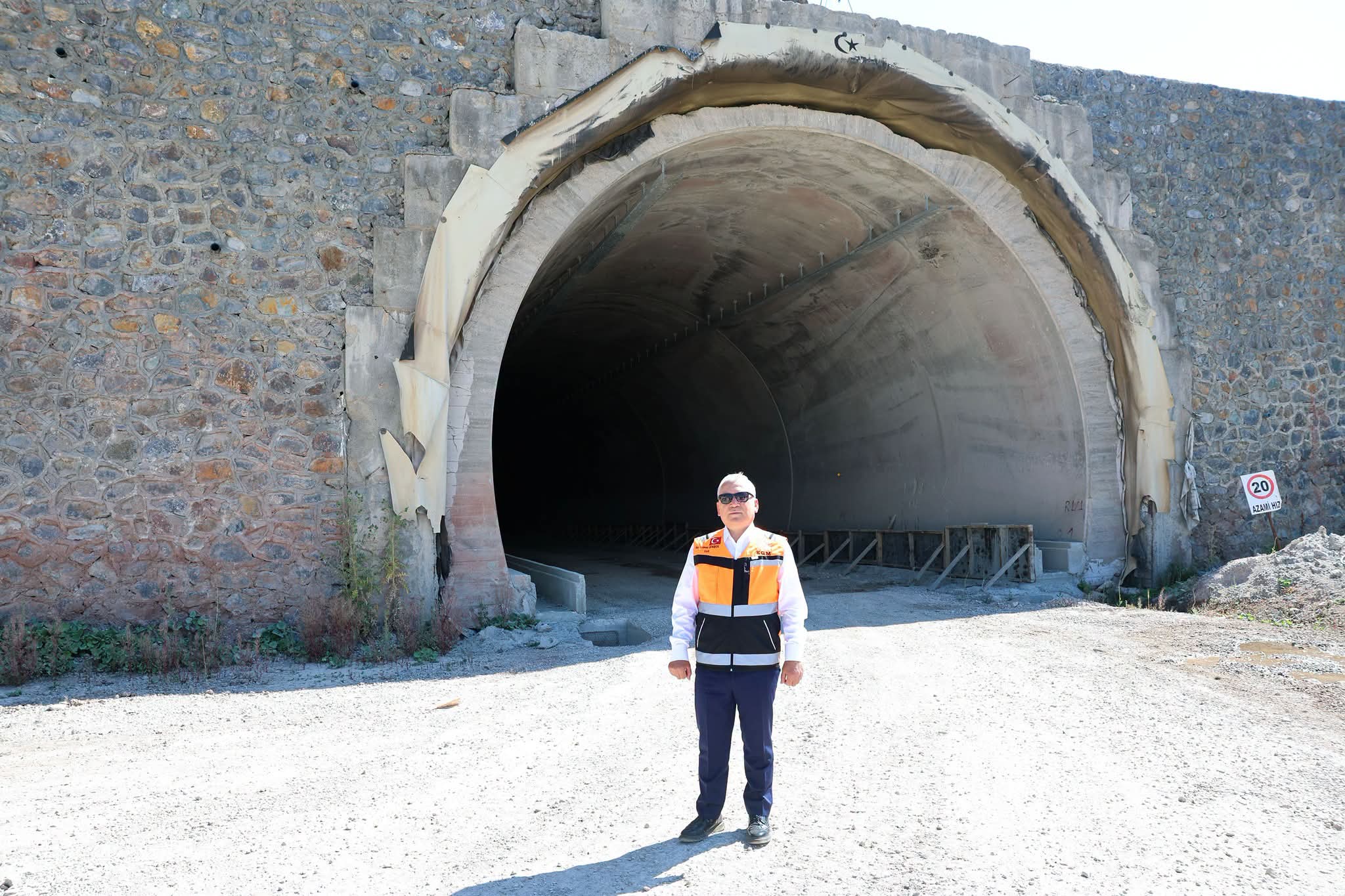 Vali Şimşek, Geminbeli Tünelini İnceledi