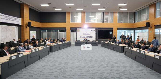 Sivas’ta Afet Risk Toplantısı Gerçekleşti