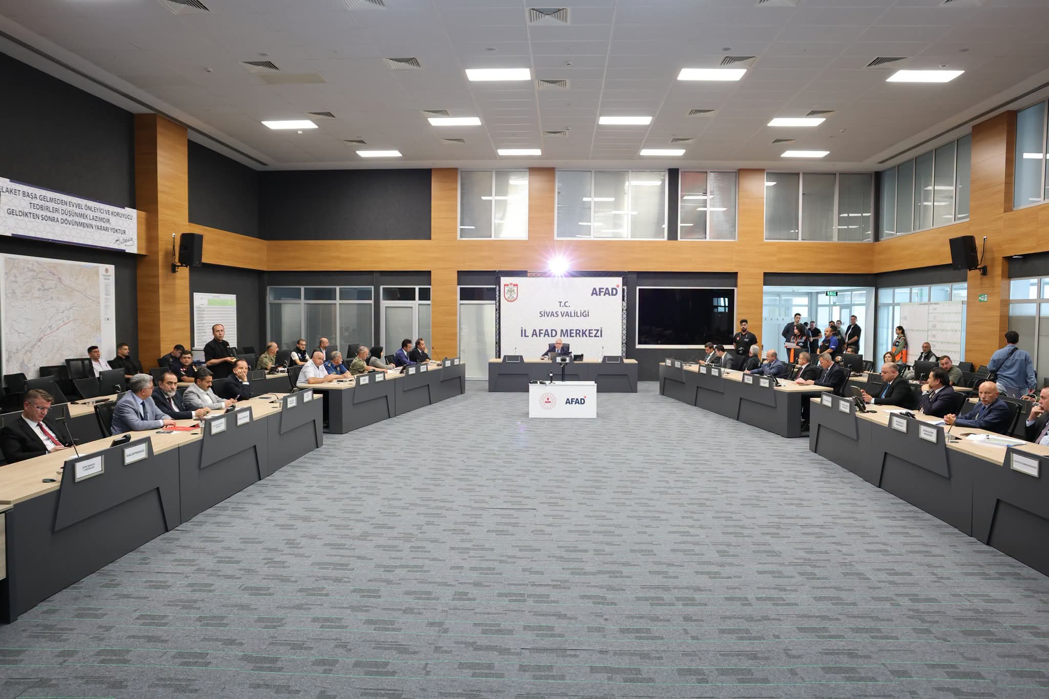 Sivas’ta Afet Risk Toplantısı Gerçekleşti