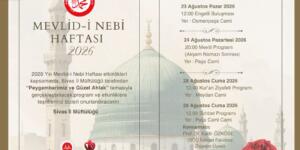 Mevlid-i Nebi Haftası Etkinlik Programı Belli Oldu