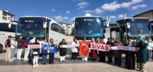 Sivas Teşkilatları, AK Parti’nin 25. Yılı İçin Ankara Yolunda