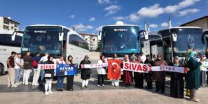 Sivas Teşkilatları, AK Parti’nin 25. Yılı İçin Ankara Yolunda
