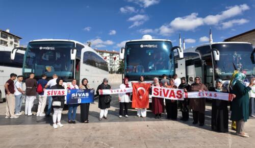 Sivas Teşkilatları, AK Parti’nin 25. Yılı İçin Ankara Yolunda