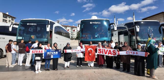 Sivas Teşkilatları, AK Parti’nin 25. Yılı İçin Ankara Yolunda