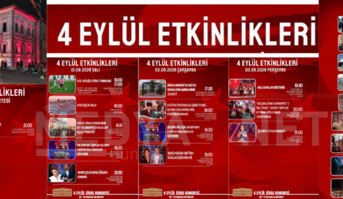 4 Eylül Sivas Kongresi’nin 107. Yıl Dönümü Kutlama Etkinlikleri Dolu Dolu Geçecek