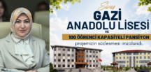 Sivas Gazi Anadolu Lisesi Projesi İmzalandı