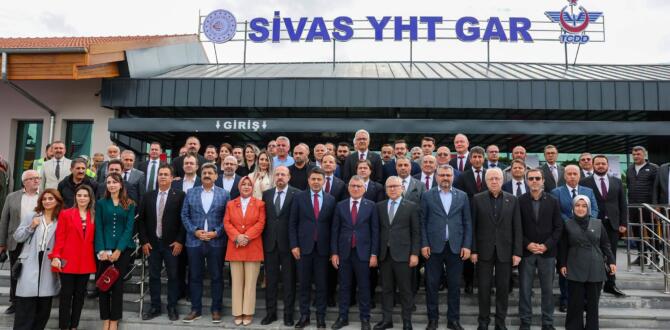 Sivas’ta YHT İçin Yeni Gar Binasının Açılışı Yapıldı