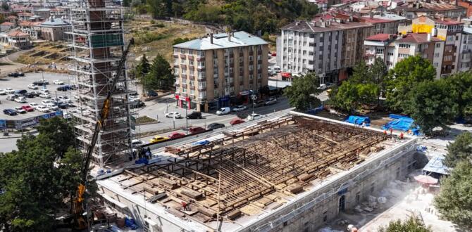 Sivas Ulu Cami’de Restorasyon Çalışması Sürüyor