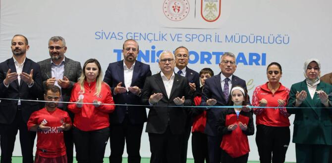 Sivas’a Yeni Tenis Kortları Kazandırıldı 