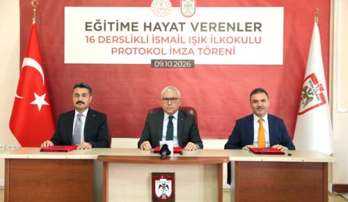 Okul Yapımı İçin Protol İmzalandı