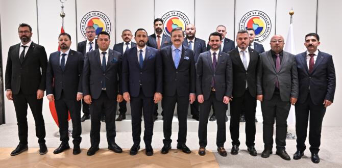 Sivas Ticaret Borsası’ndan TOBB Başkanı Hisarcıklıoğlu’na Ziyaret